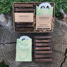 Load image into Gallery viewer, Eucalyptus Spearmint Loofah | Gift Set