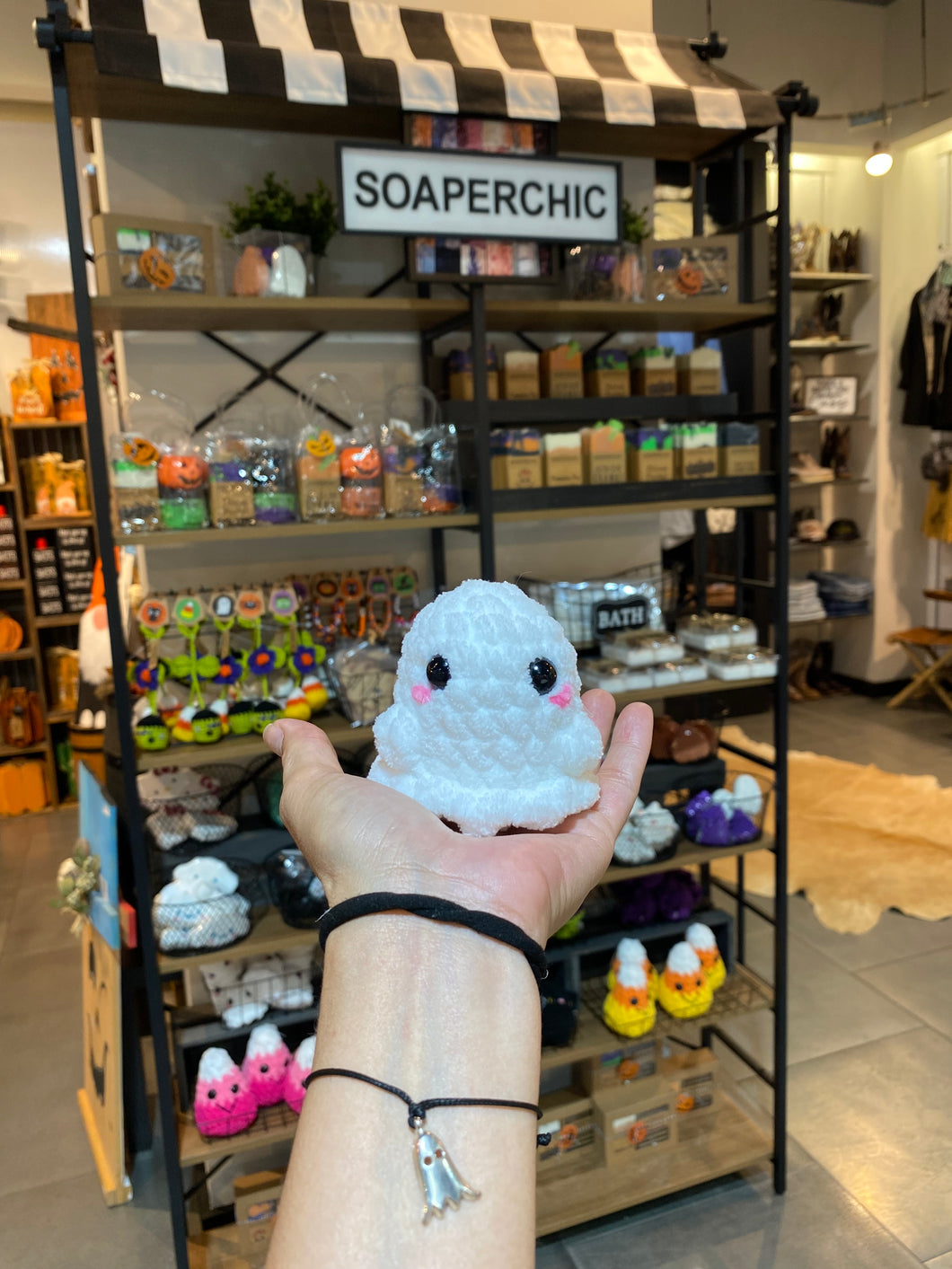 Crochet Plushie | Mini Ghost