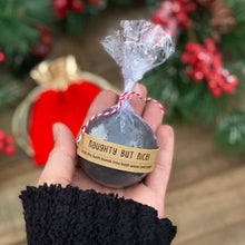 Load image into Gallery viewer, Naughty but Nice! Lump of Coal | Holiday Bath Bomb
