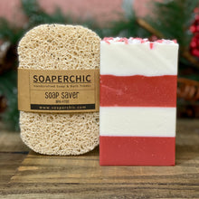 Load image into Gallery viewer, Candy Cane | Soap &amp; Soap Saver
